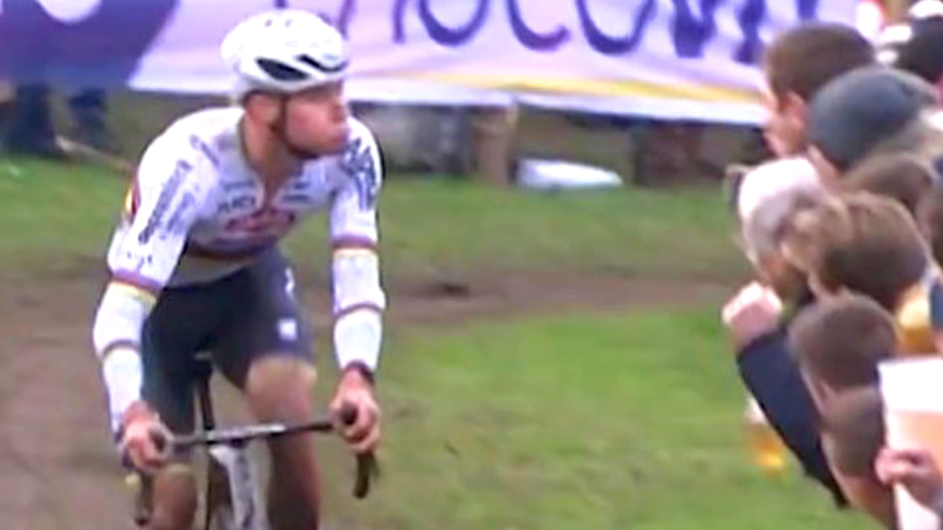 £300 Fine For Spectator Who Spat At Cyclist Mathieu Van Der Poel £300 Fine For Spectator Who Spat At Cyclist Mathieu Van Der Poel