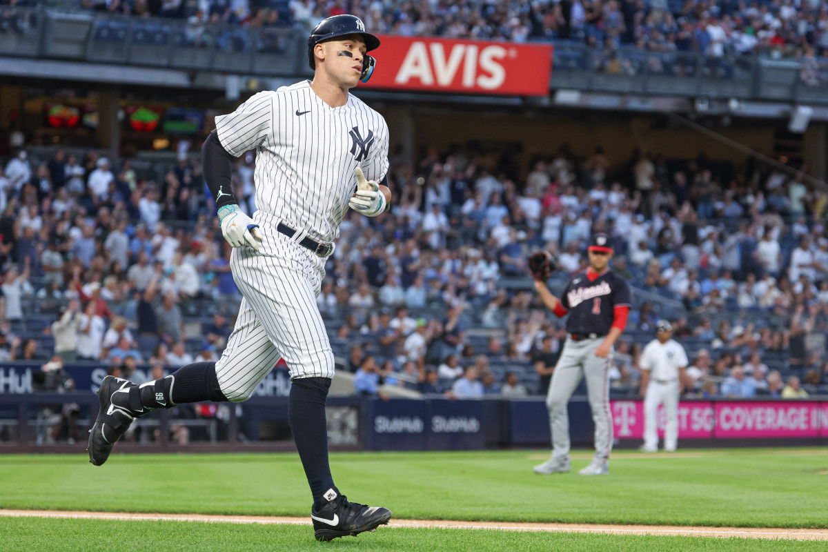 Aaron Judge's 3 HRs Highlight Yankees' Record-Setting 9-Homer Game Aaron Judge's 3 HRs Highlight Yankees' Record-Setting 9-Homer Game