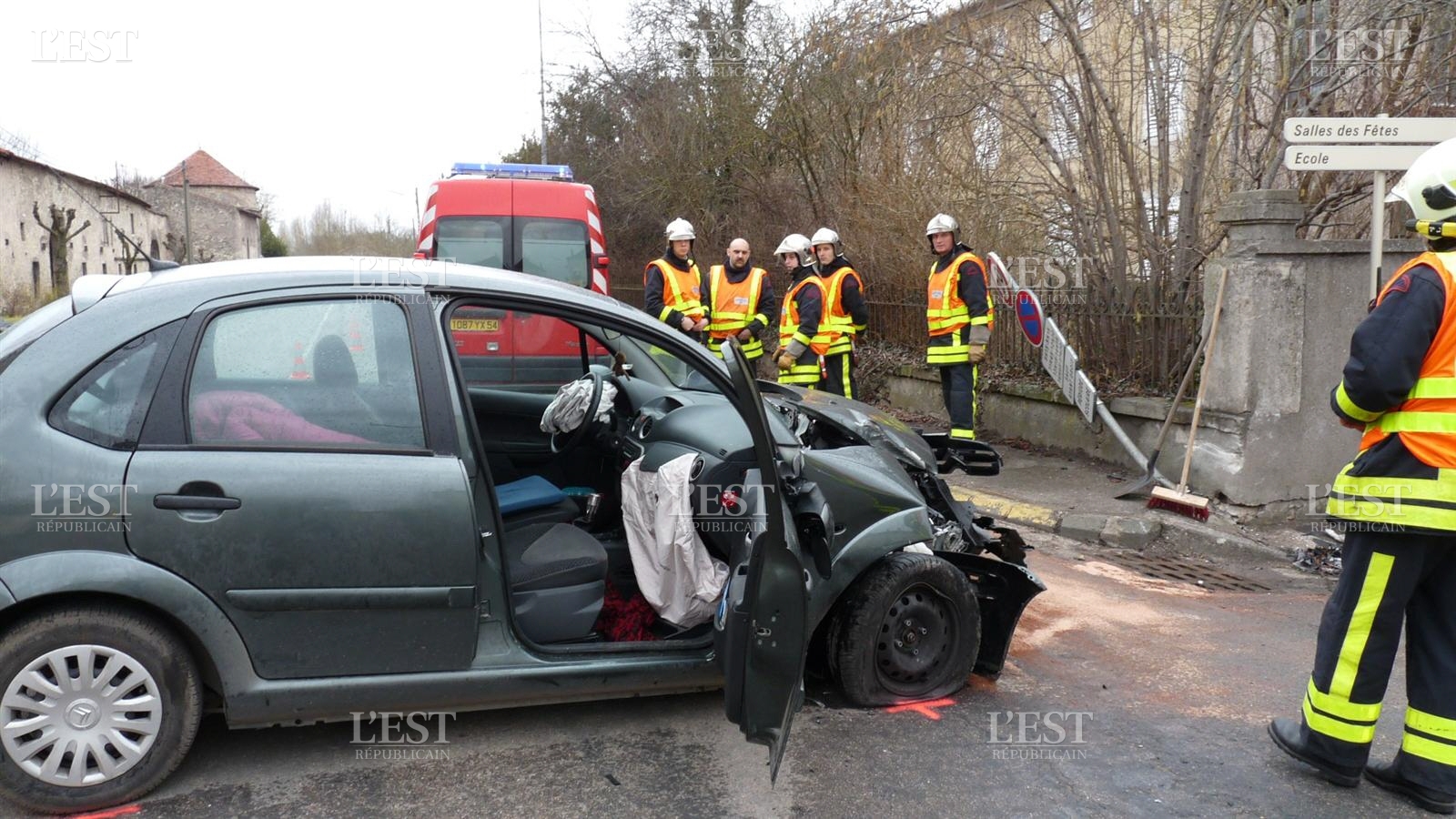 Accident À Dijon : Voiture Contre Un Mur Rue Michel-Servet, Le Conducteur Se Constitue Prisonnier