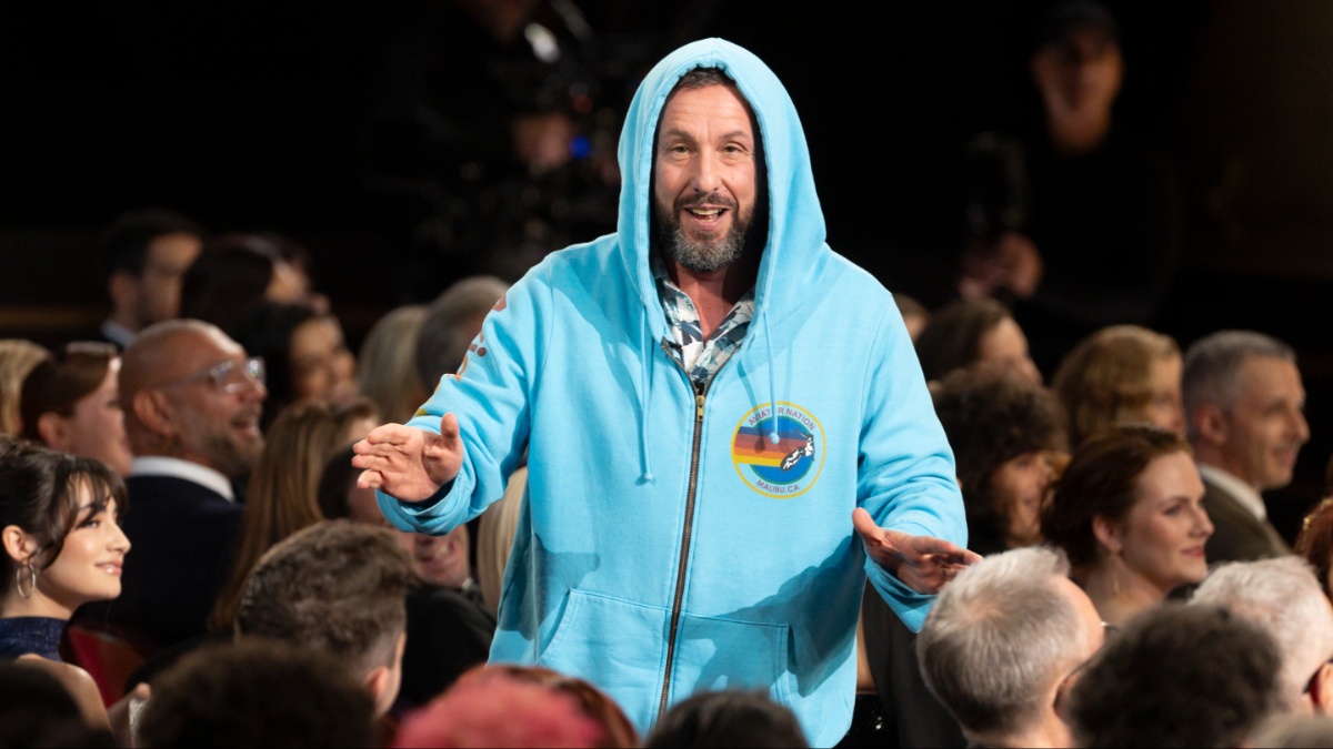 Adam Sandler At The Oscars 2025: Analyzing The Cameo, Outfit Choice, And Chalamet Hug Adam Sandler At The Oscars 2025: Analyzing The Cameo, Outfit Choice, And Chalamet Hug