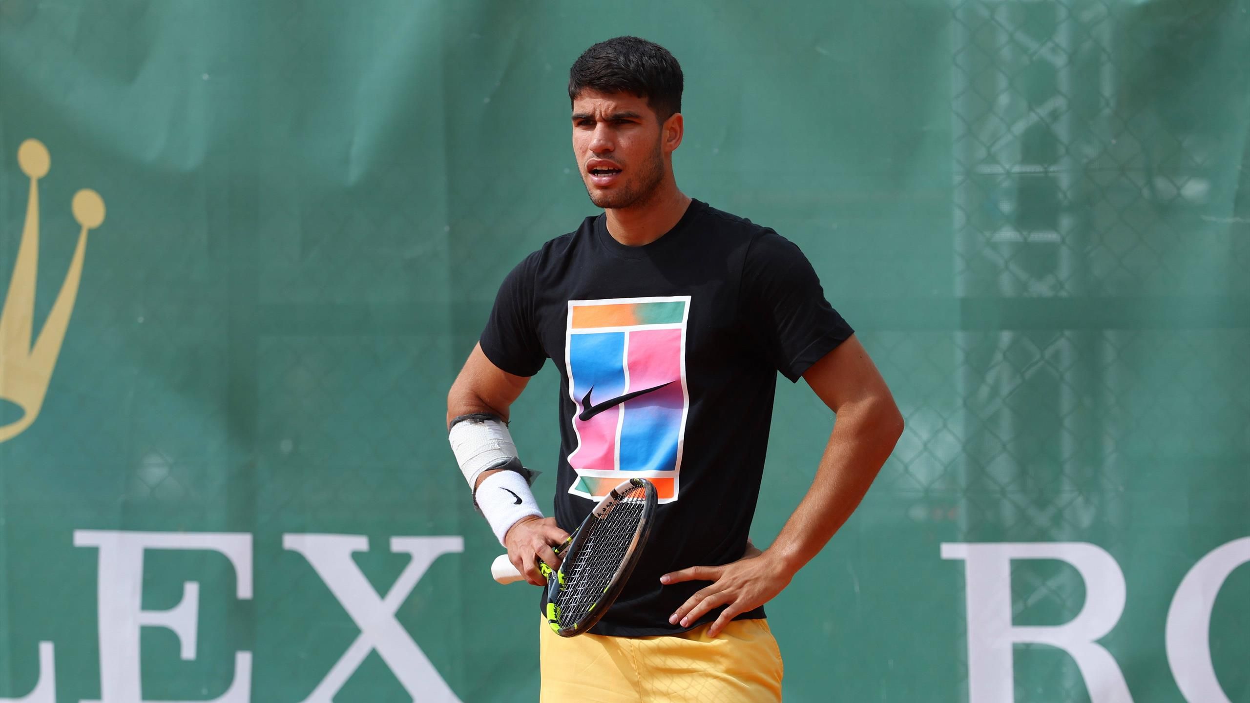 Alcaraz Triumphs Over Injured Musetti In Monte Carlo Masters Alcaraz Triumphs Over Injured Musetti In Monte Carlo Masters