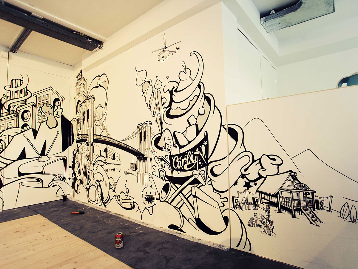 Amsterdam Cafe To Feature Marjolein Faber Inspired Mural For Kings Day Celebration Amsterdam Cafe To Feature Marjolein Faber Inspired Mural For Kings Day Celebration