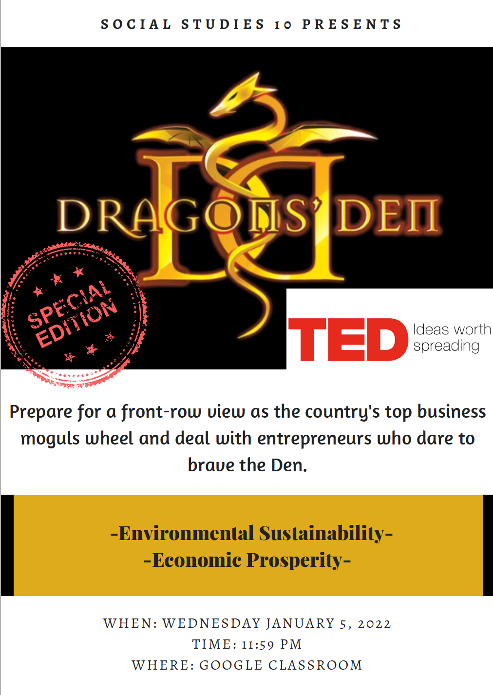 Analyzing Dragon's Den Investment Decisions Analyzing Dragon's Den Investment Decisions