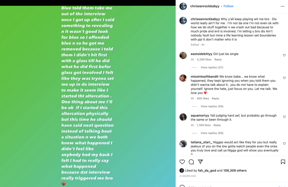 Angel Reese Responds To Backlash Over Chrisean Rock Interview Angel Reese Responds To Backlash Over Chrisean Rock Interview