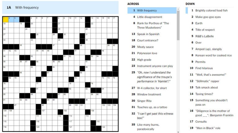 April 25, 2025 New York Times Crossword Answers April 25, 2025 New York Times Crossword Answers