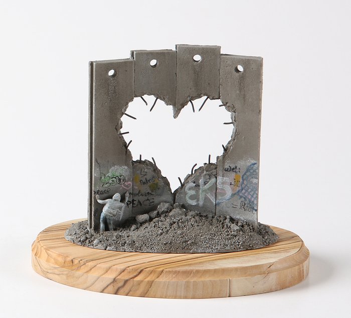 Banksy Broken Heart Mural Headed To Auction Banksy Broken Heart Mural Headed To Auction