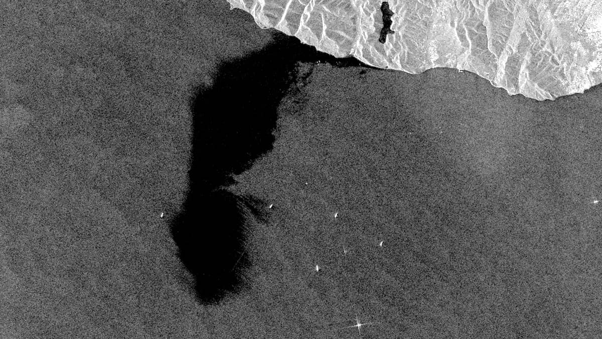 Black Sea Oil Spill Leads To Closure Of Dozens Of Miles Of Beaches In Russia