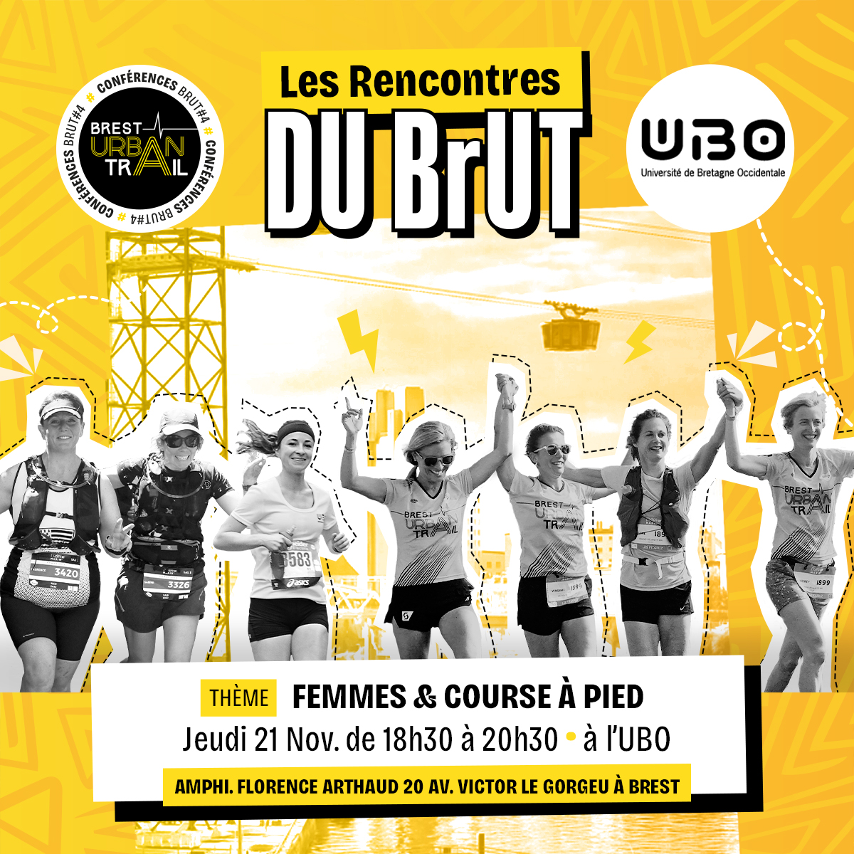 Brest Urban Trail : Bénévoles, Artistes Et Partenaires Au Coeur De La Course Brest Urban Trail : Bénévoles, Artistes Et Partenaires Au Coeur De La Course