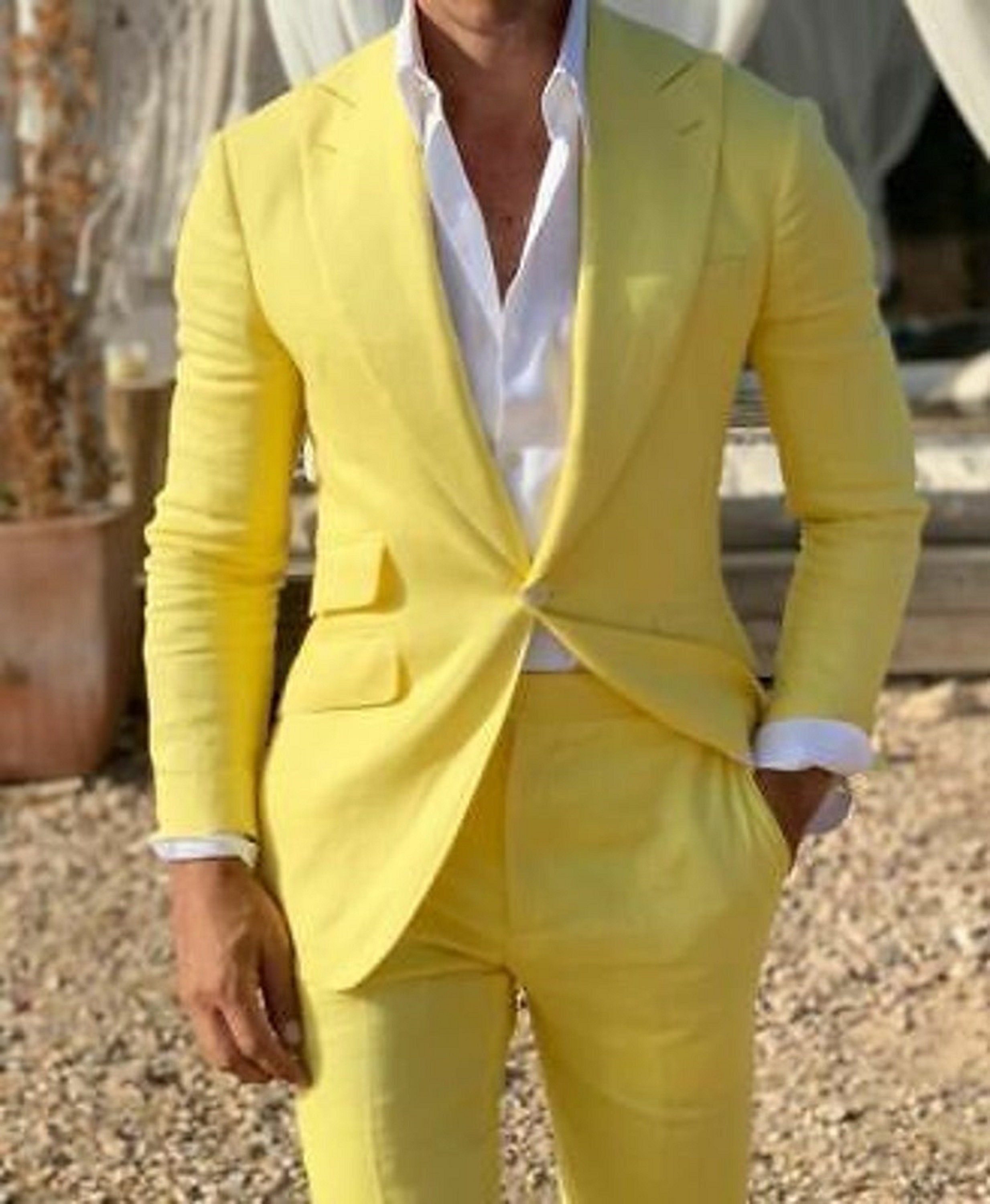 Butter Yellow Suit Trend: Cat Deeley's This Morning Outfit Butter Yellow Suit Trend: Cat Deeley's This Morning Outfit