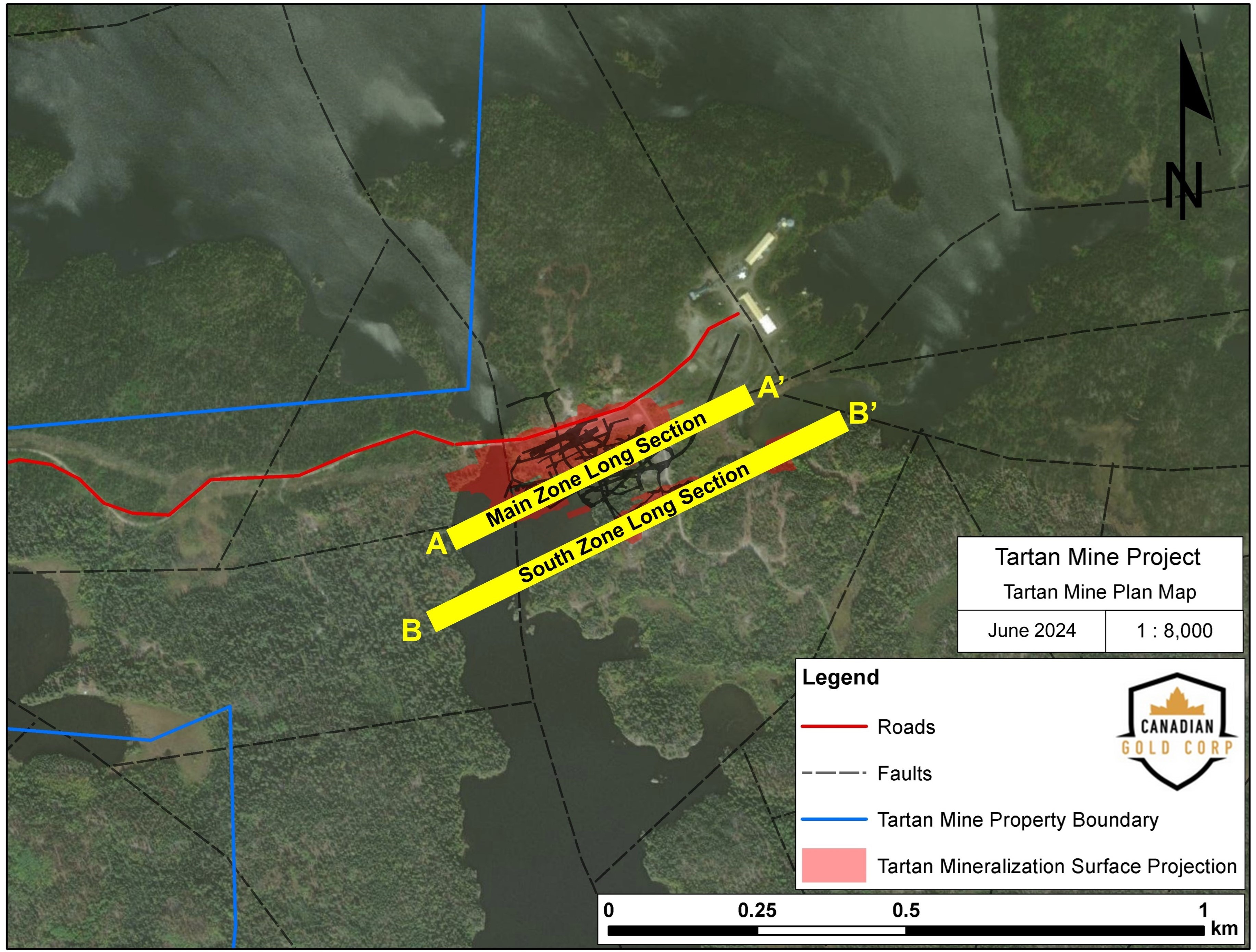 Canadian Gold Corp Secures Funding For Tartan Mine NI 43-101 & PEA Canadian Gold Corp Secures Funding For Tartan Mine NI 43-101 & PEA