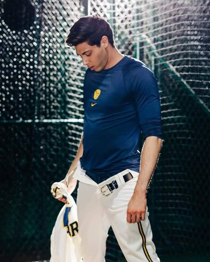 Christian Yelich's First Spring Training Start Post-Back Surgery Christian Yelich's First Spring Training Start Post-Back Surgery