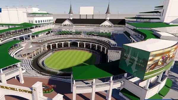 Churchill Downs Undergoes Major Renovations Before Kentucky Derby Churchill Downs Undergoes Major Renovations Before Kentucky Derby