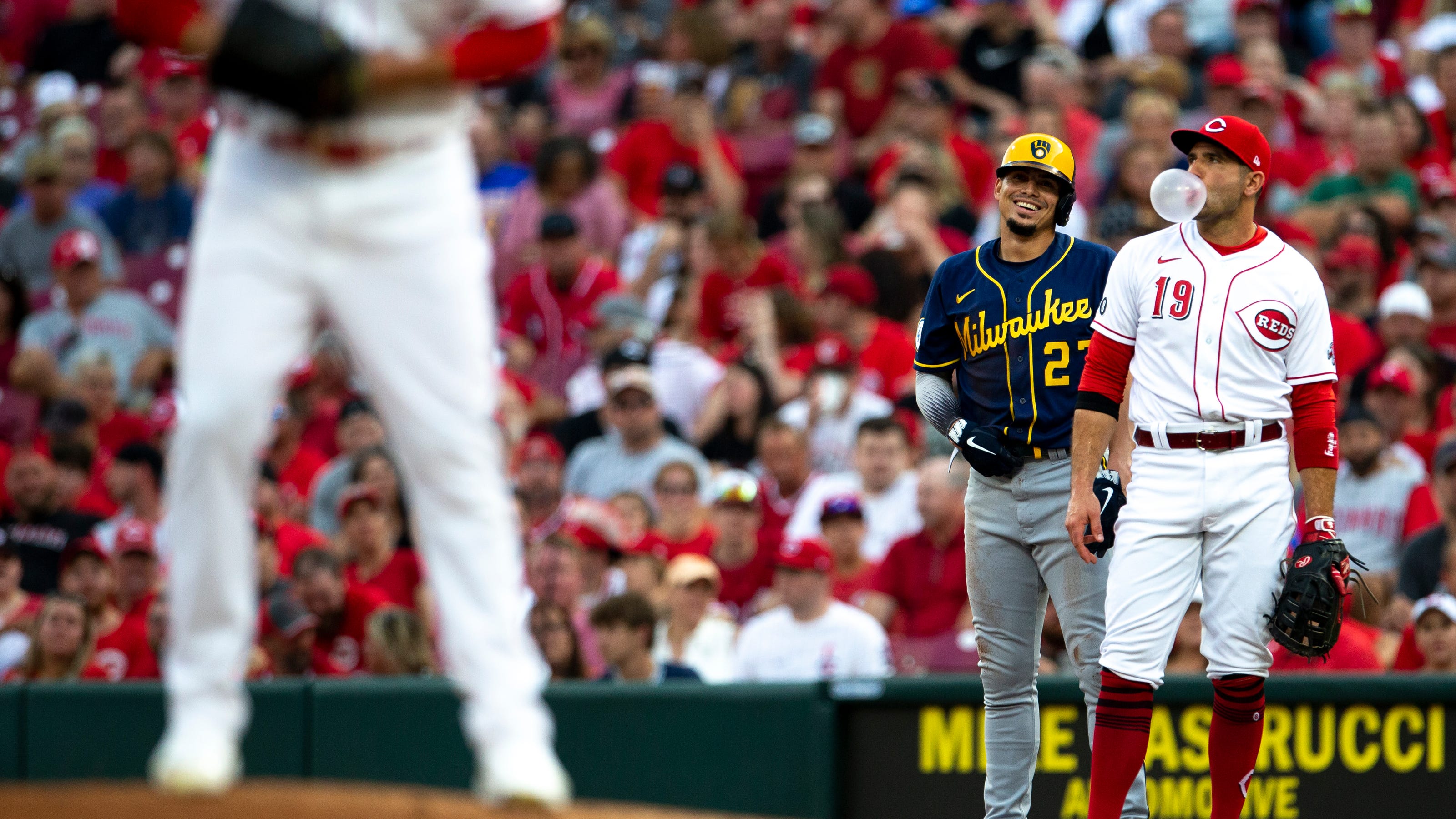 Cincinnati Reds Break Shutout Streak, Fall To Milwaukee Brewers Cincinnati Reds Break Shutout Streak, Fall To Milwaukee Brewers