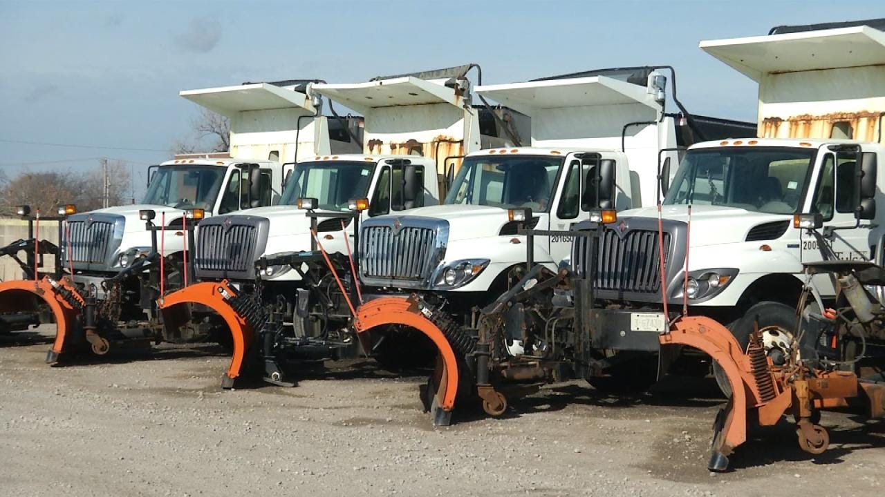 City Of Tulsa Deploys 66 Salt Trucks For Winter Weather City Of Tulsa Deploys 66 Salt Trucks For Winter Weather