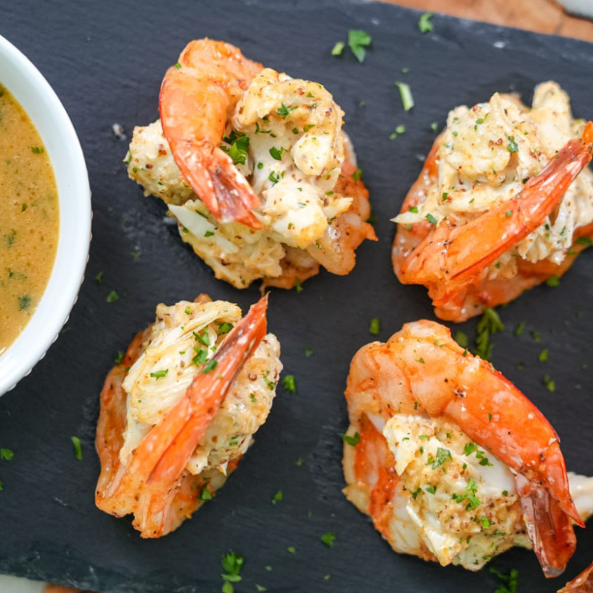 Crab Stuffed Shrimp With Lobster Sauce: A Culinary Delight Crab Stuffed Shrimp With Lobster Sauce: A Culinary Delight