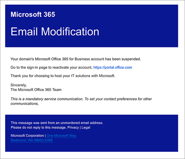 Crook Accused Of Millions In Office365 Executive Email Account Theft Crook Accused Of Millions In Office365 Executive Email Account Theft