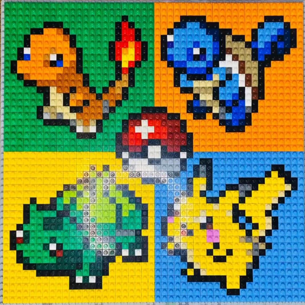 Custom LEGO Gen 3 Starter Pokemon Builds Custom LEGO Gen 3 Starter Pokemon Builds