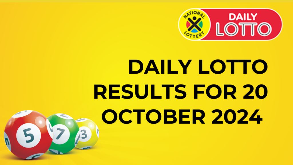 Daily Lotto Winning Numbers - Tuesday 29th April 2025 Daily Lotto Winning Numbers - Tuesday 29th April 2025