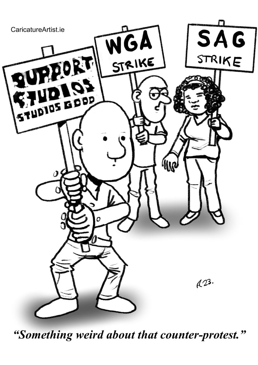 Double Trouble In Hollywood: WGA And SAG-AFTRA Strike Brings Industry To Standstill Double Trouble In Hollywood: WGA And SAG-AFTRA Strike Brings Industry To Standstill