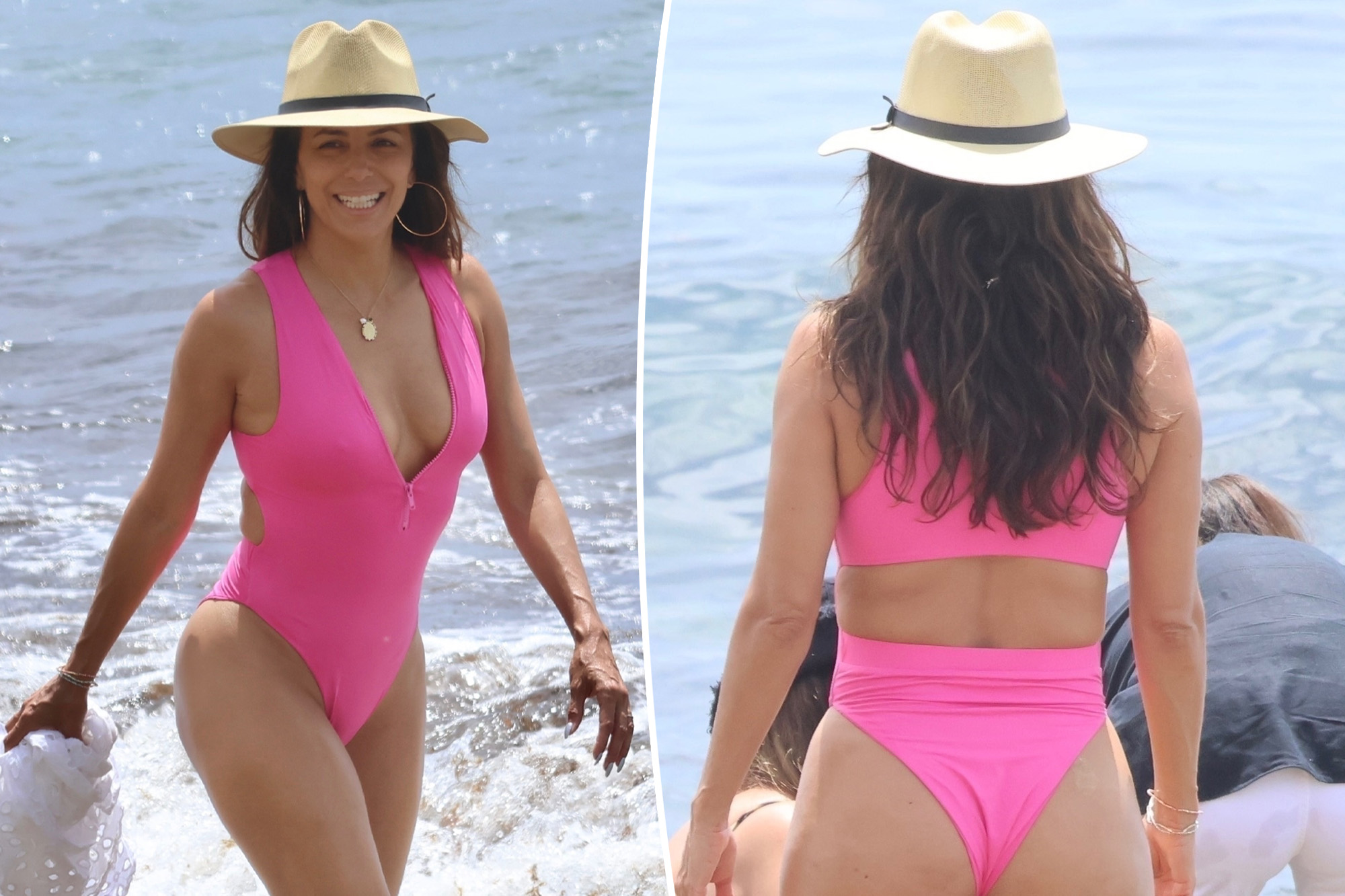 Eva Longoria's Stunning Leopard-Print Bikini Eva Longoria's Stunning Leopard-Print Bikini
