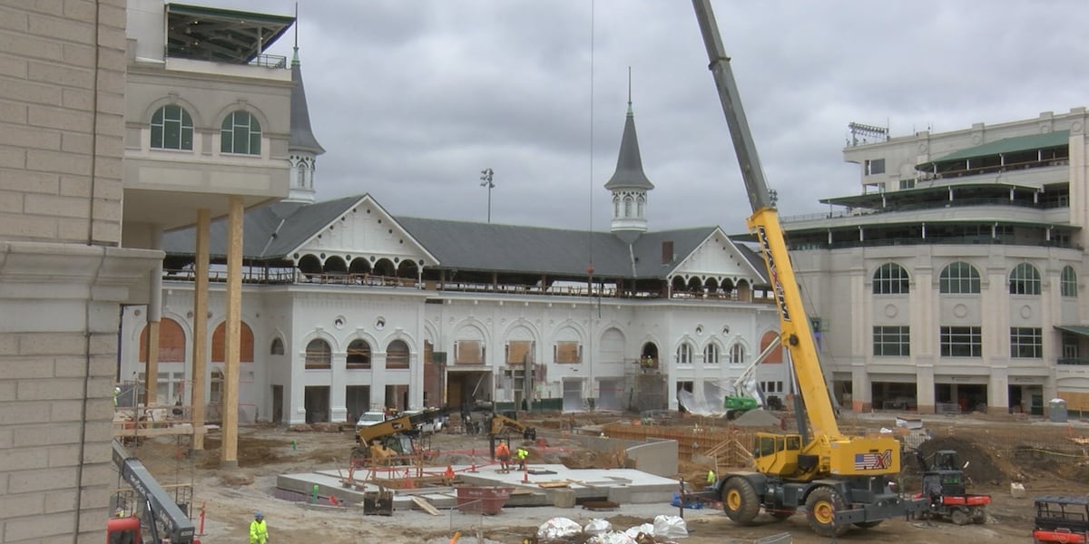 Final Touches: Churchill Downs Renovation Update Ahead Of The Kentucky Derby Final Touches: Churchill Downs Renovation Update Ahead Of The Kentucky Derby