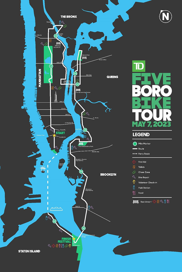 Five Boro Bike Tour: A Cyclist's Guide To NYC's Main Thoroughfares Five Boro Bike Tour: A Cyclist's Guide To NYC's Main Thoroughfares