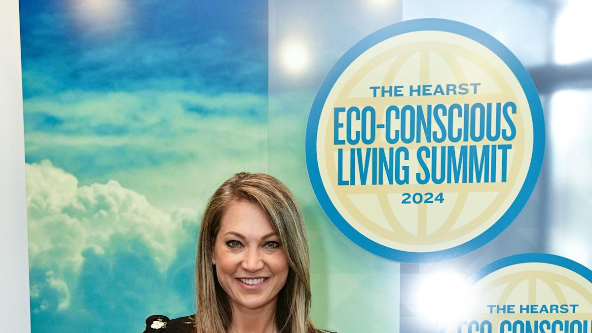 Ginger Zee Of GMA Visits WLOS To Promote Asheville Rising Helene Special
