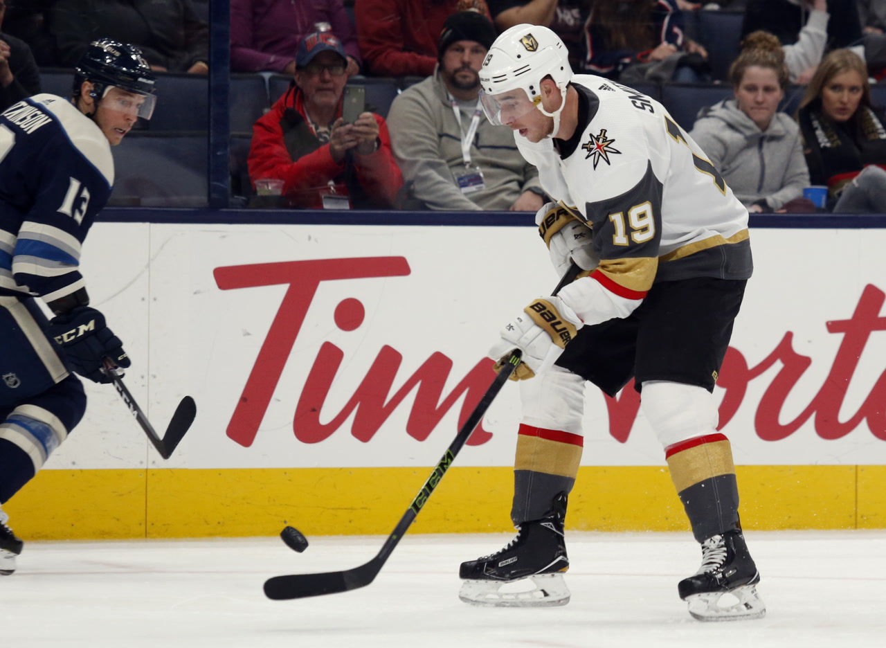 Golden Knights Defeat Blue Jackets 4-0; Hill Records 27 Saves Golden Knights Defeat Blue Jackets 4-0; Hill Records 27 Saves