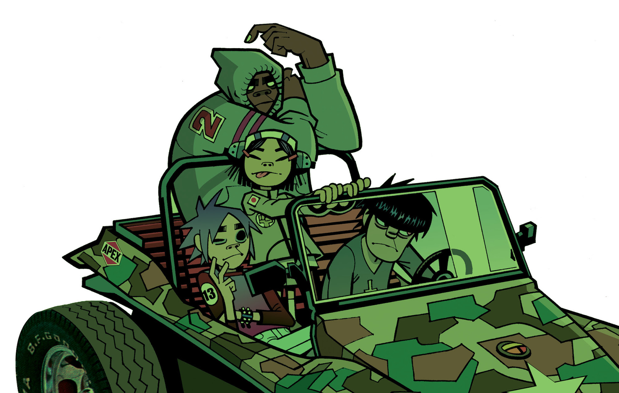 Gorillaz Celebrate 25 Years With London Gigs And Art Exhibition Gorillaz Celebrate 25 Years With London Gigs And Art Exhibition