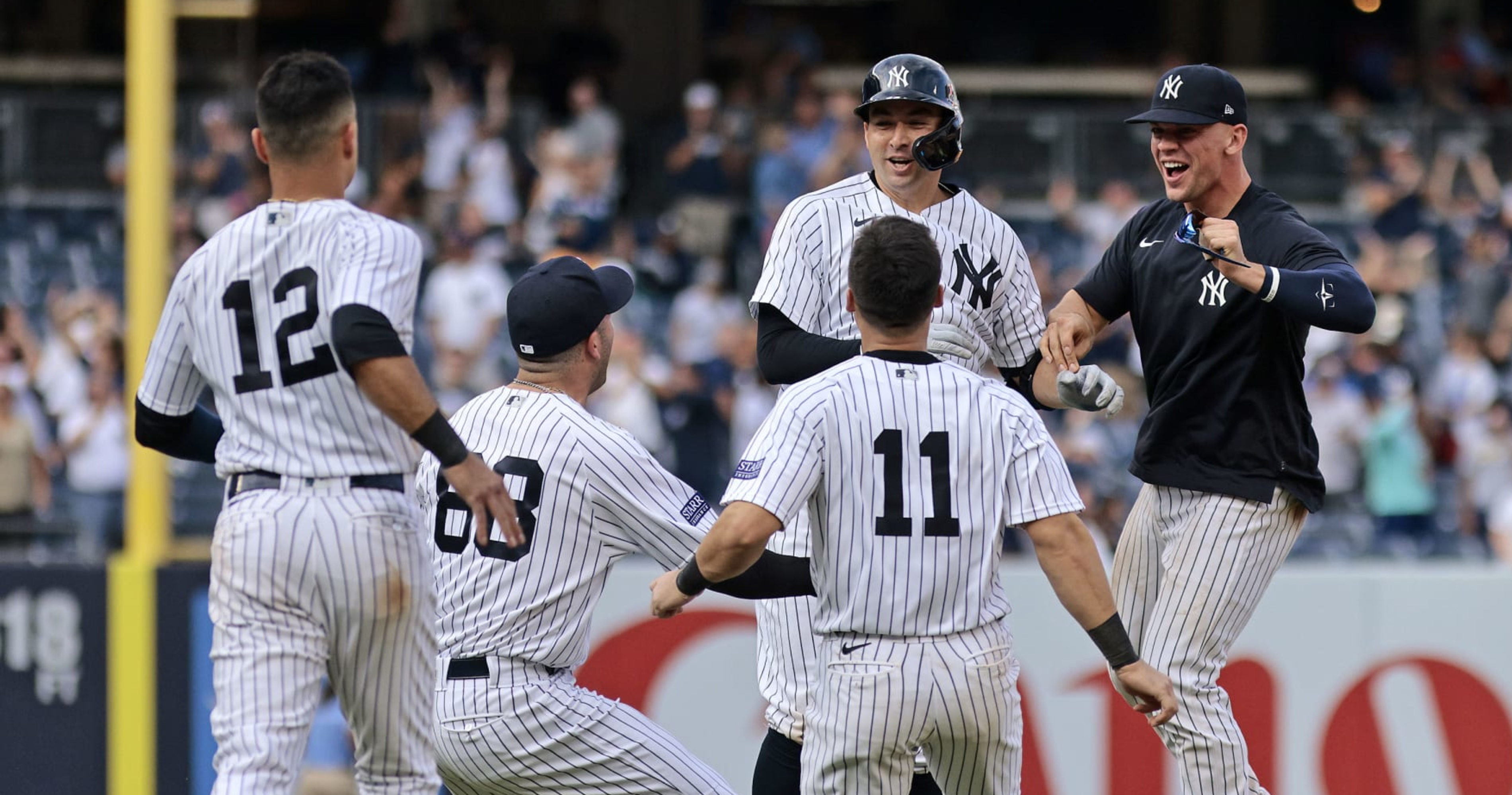 Guardians Rally Past Yankees After Bibee's First-Pitch Home Run