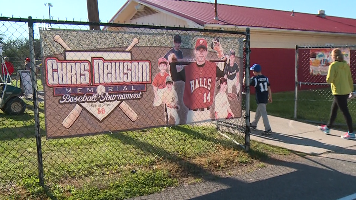 Halls Crossroads Baseball Tournament Honors Chris Newsom Halls Crossroads Baseball Tournament Honors Chris Newsom