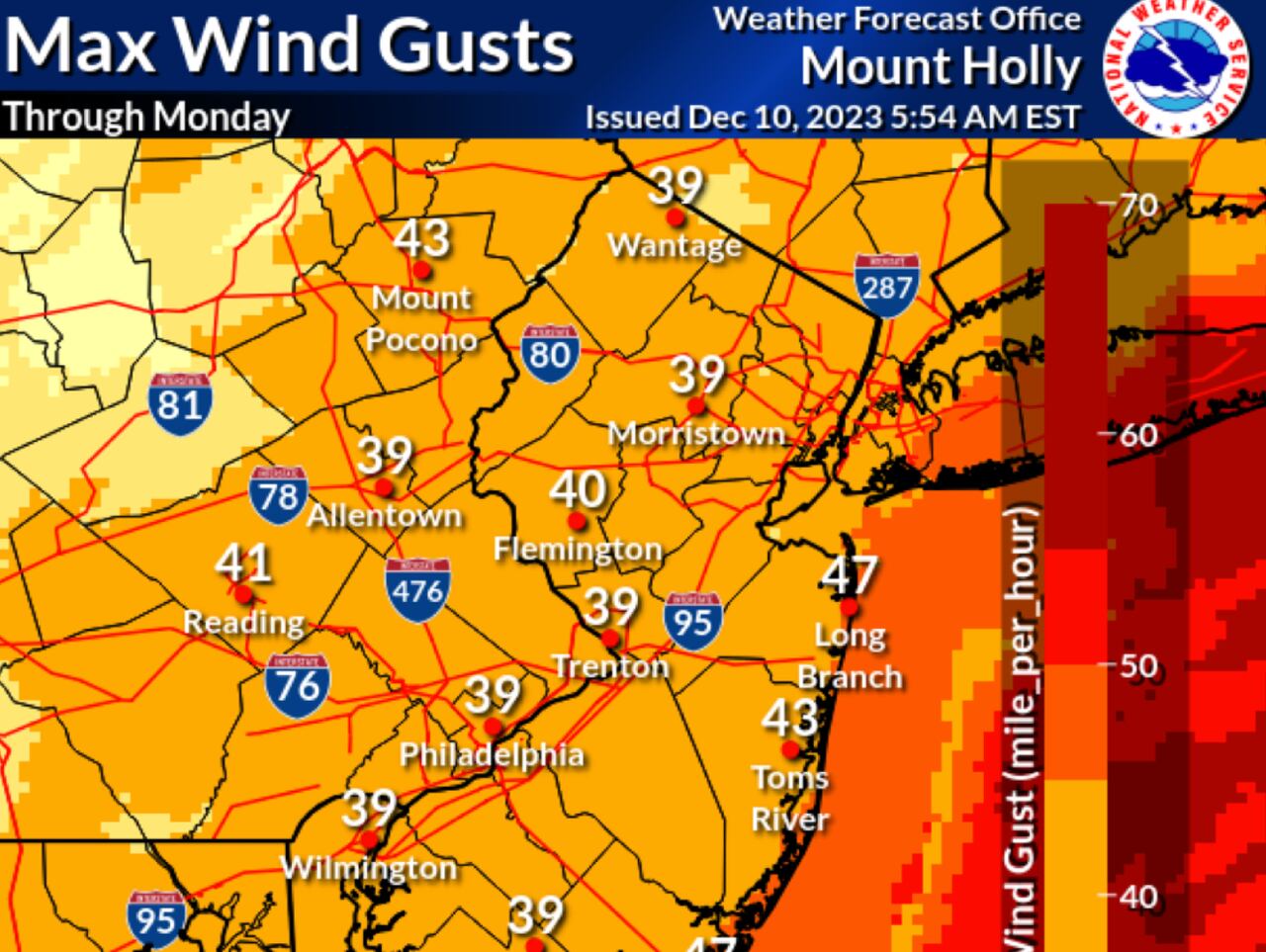 High Winds Cause Extensive Power Outages In Lehigh Valley High Winds Cause Extensive Power Outages In Lehigh Valley