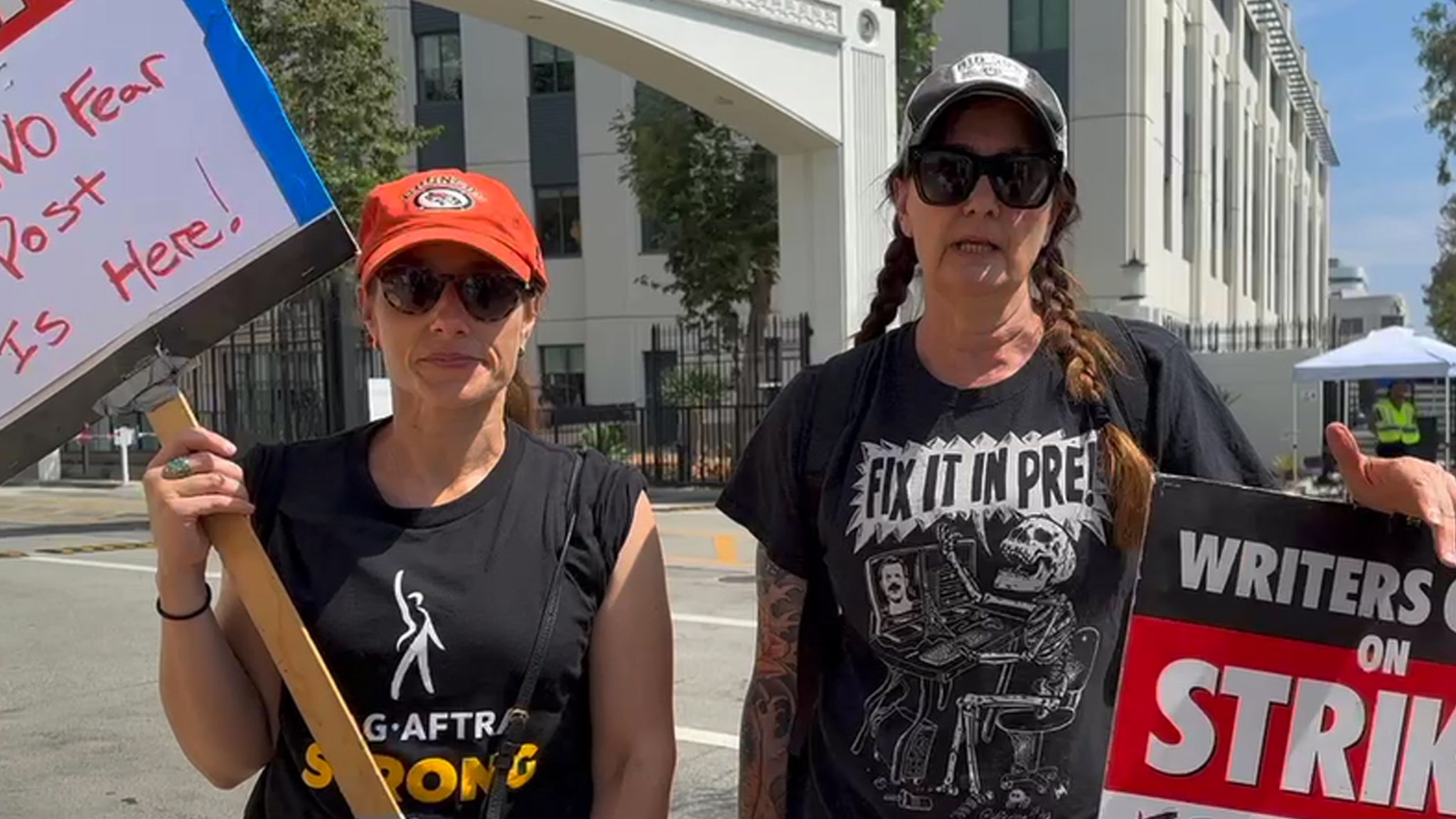 Hollywood Production Grinds To Halt As Actors And Writers Strike Hollywood Production Grinds To Halt As Actors And Writers Strike