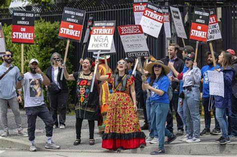 Hollywood Production Halts: Writers And Actors Unite In Joint Strike Action Hollywood Production Halts: Writers And Actors Unite In Joint Strike Action