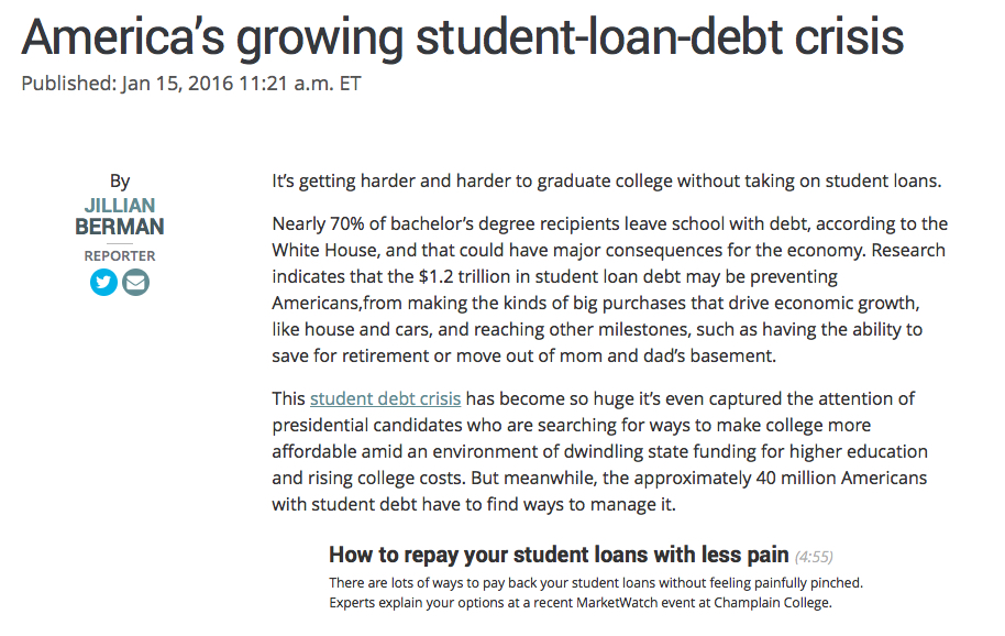 How The Student Loan Crisis Will Impact The US Economy How The Student Loan Crisis Will Impact The US Economy