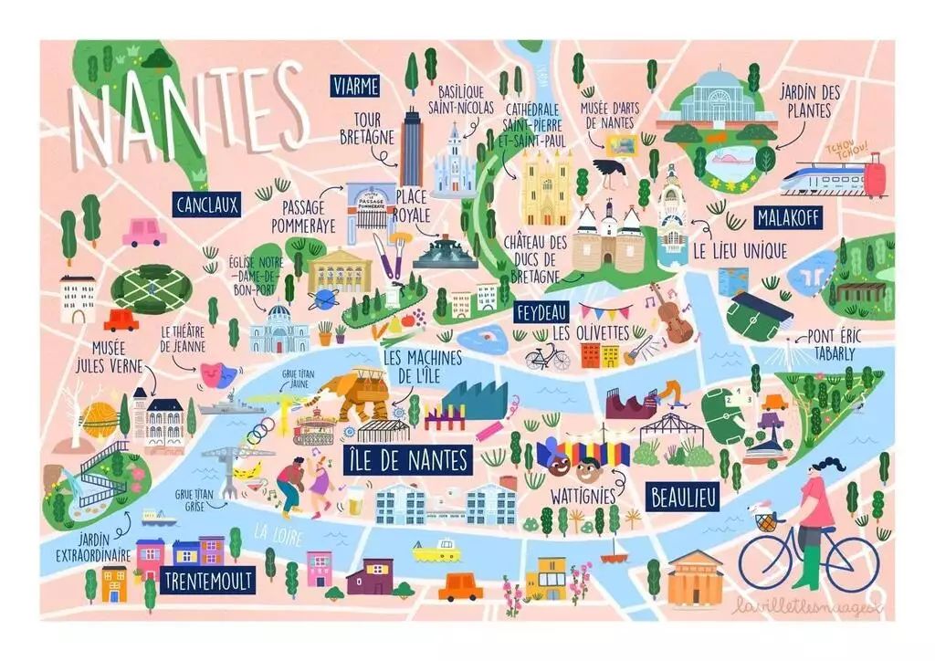 Itinéraires Cyclistes En Loire-Atlantique : Nantes, Le Vignoble Et L'Estuaire Itinéraires Cyclistes En Loire-Atlantique : Nantes, Le Vignoble Et L'Estuaire