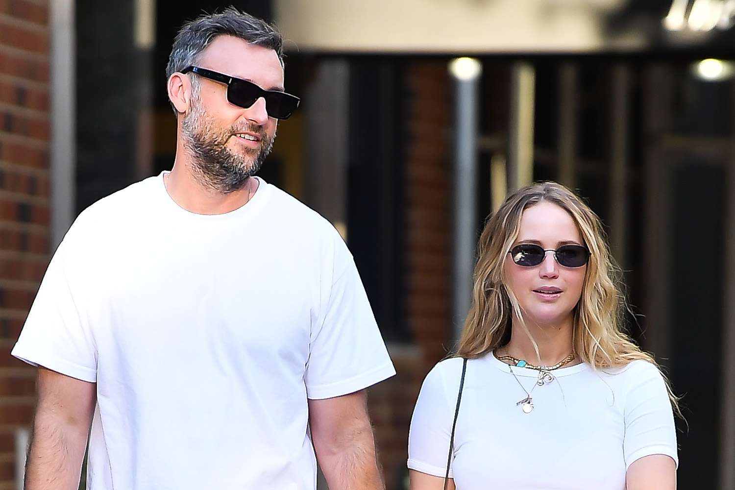 Jennifer Lawrence And Husband's Recent Outing: Pictures From Their Stroll Jennifer Lawrence And Husband's Recent Outing: Pictures From Their Stroll