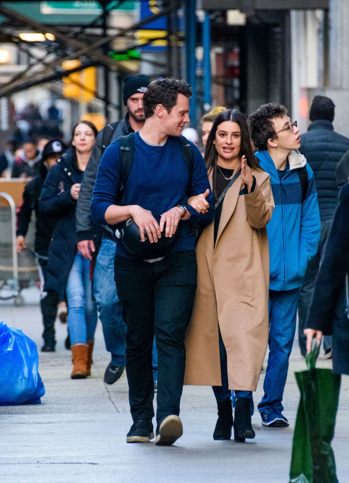 Jonathan Groff's Broadway Opening: Lea Michele & Friends Offer Support Jonathan Groff's Broadway Opening: Lea Michele & Friends Offer Support