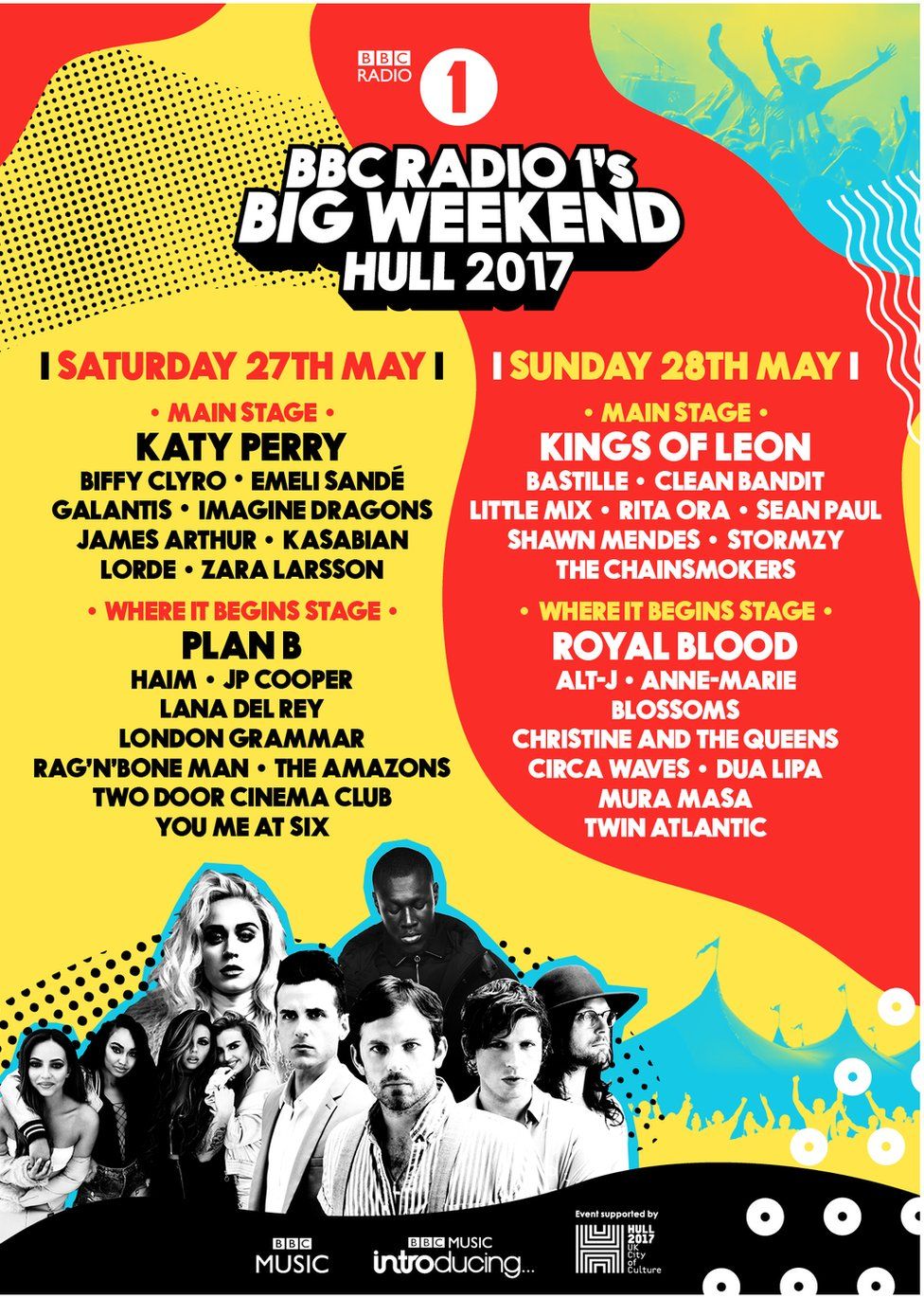 Jorja Smith, Biffy Clyro & Blossoms To Headline BBC Radio 1 Big Weekend Jorja Smith, Biffy Clyro & Blossoms To Headline BBC Radio 1 Big Weekend