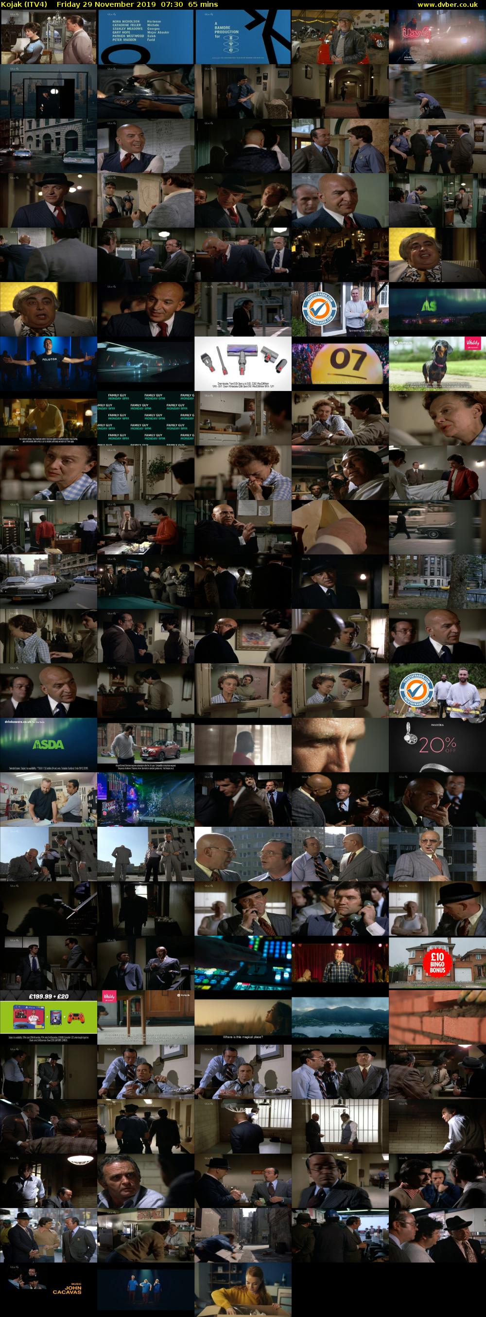 Kojak ITV4: Episode Guide And Schedule Kojak ITV4: Episode Guide And Schedule