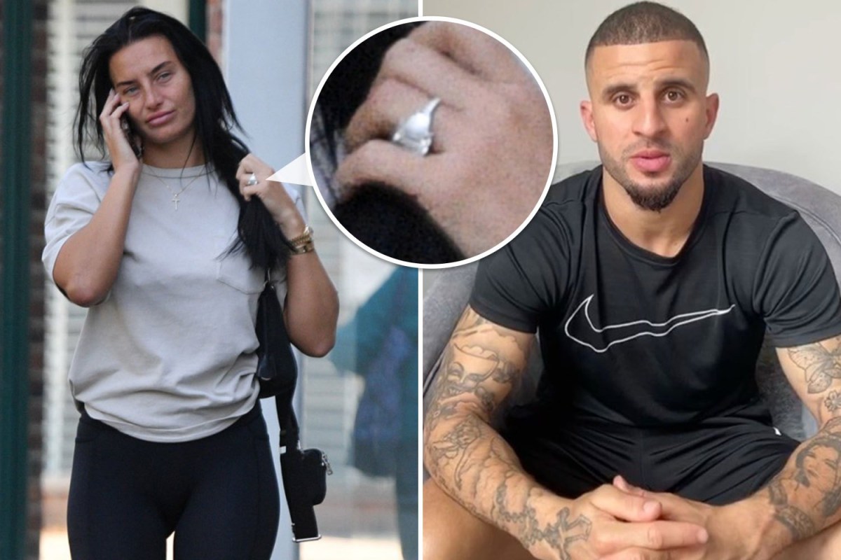 Large Diamond Ring Fuels Engagement Rumors For Annie Kilner And Kyle Walker Large Diamond Ring Fuels Engagement Rumors For Annie Kilner And Kyle Walker