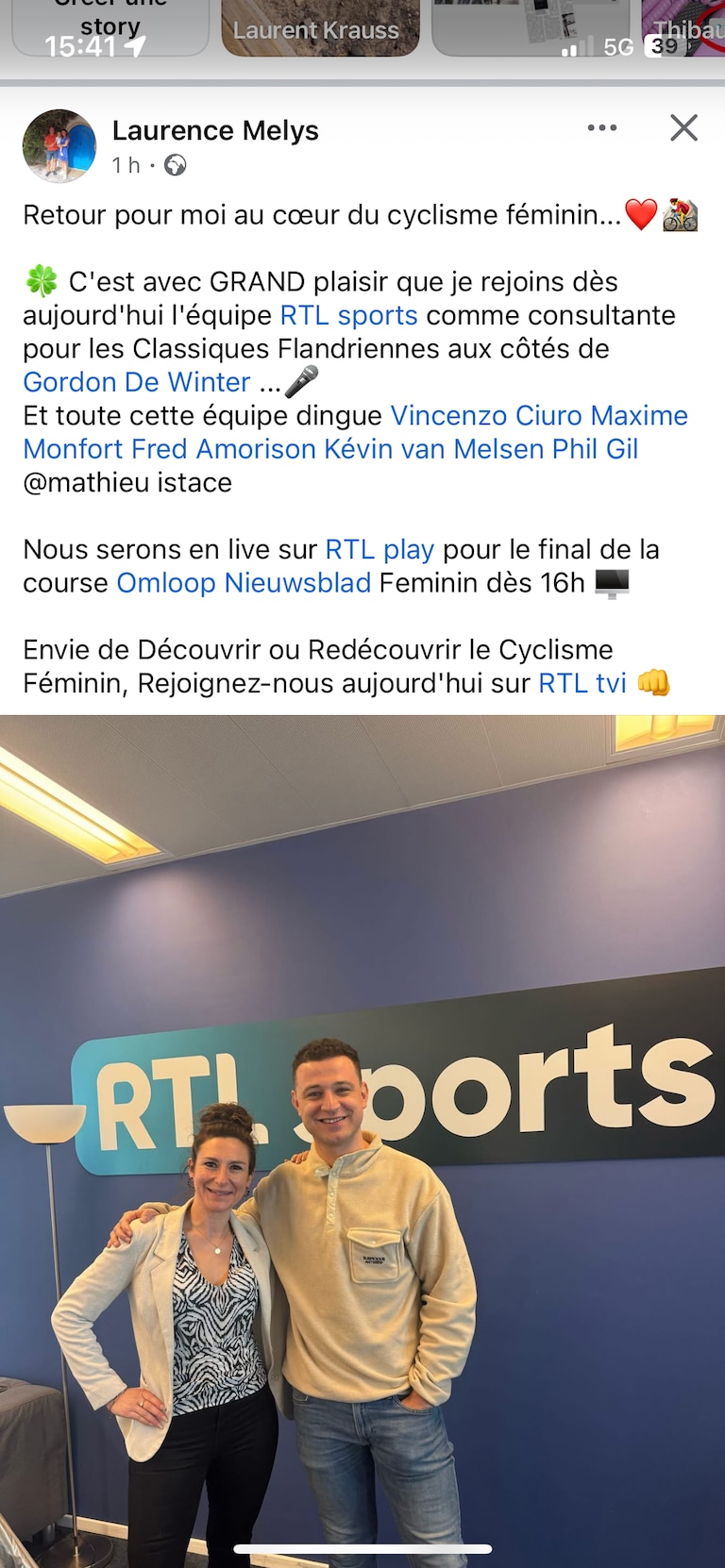 Laurence Melys Et Le Cyclisme Féminin:  Un Entretien RTL