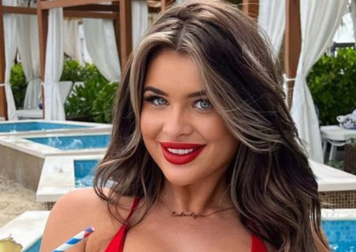 Liberty Poole: Red Hot In A Mini Dress After Love Island
