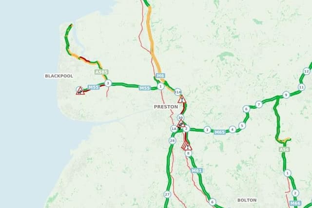 M56 Traffic LIVE: Current Delays Following Crash M56 Traffic LIVE: Current Delays Following Crash