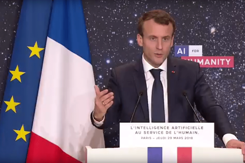 Macron Défend Un Patriotisme Économique Européen Pour L'Intelligence Artificielle Macron Défend Un Patriotisme Économique Européen Pour L'Intelligence Artificielle