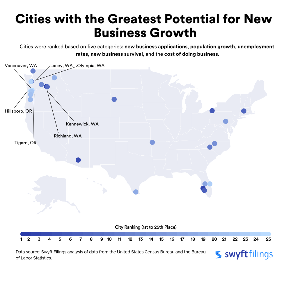 Mapping The Rise Of New Business Hubs Across The Country Mapping The Rise Of New Business Hubs Across The Country