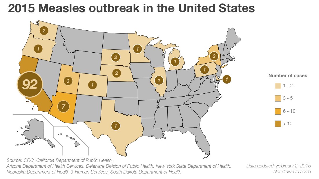 Measles Outbreak Map And Updates For The United States Measles Outbreak Map And Updates For The United States