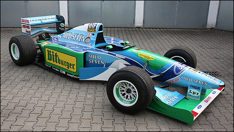 Michael Schumacher's Benetton F1 Show Car: Headed For Auction Michael Schumacher's Benetton F1 Show Car: Headed For Auction