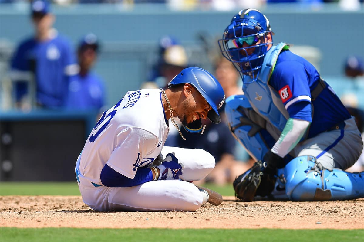 Mookie Betts Sits Out; Illness Impacts Freeway Series Mookie Betts Sits Out; Illness Impacts Freeway Series