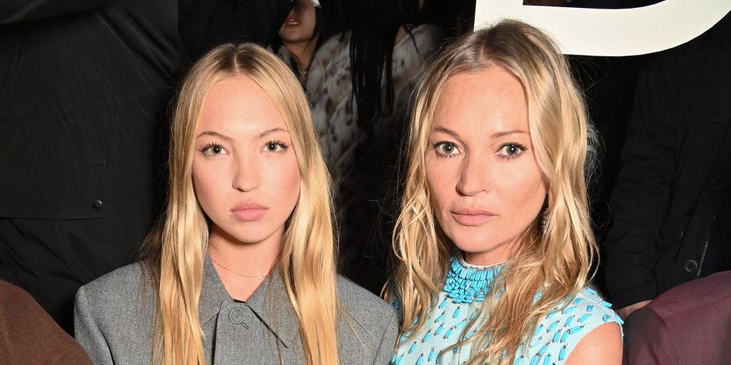 Mother And Daughter Style Icons: Kate And Lila Moss's Matching LBDs At LFW Mother And Daughter Style Icons: Kate And Lila Moss's Matching LBDs At LFW
